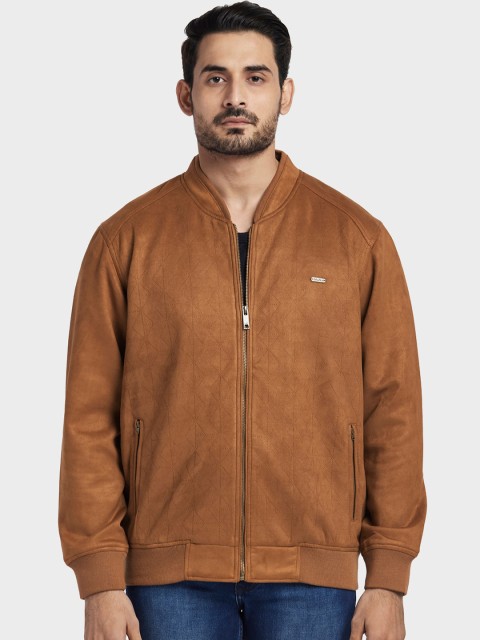 

ColorPlus Men Khaki Solid Bomber