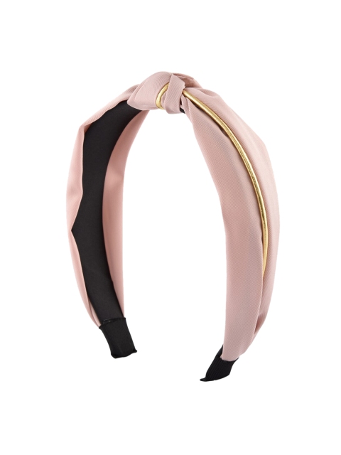 

ToniQ Pink & Gold-Toned Top Knot Hairband