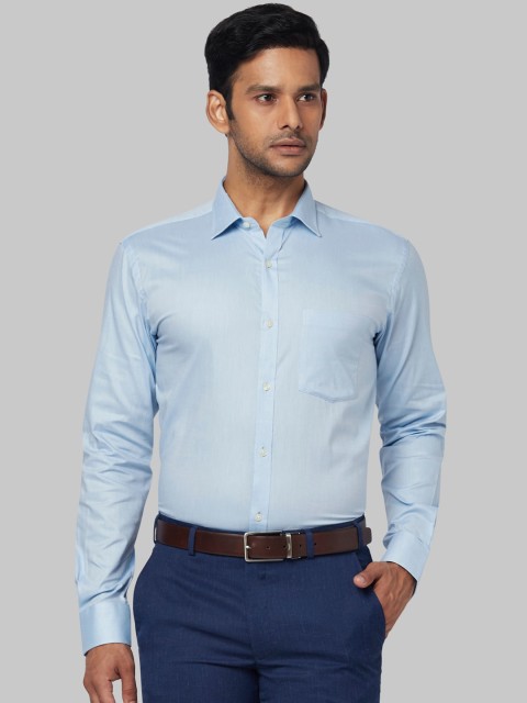 

Park Avenue Men Blue Slim Fit Solid Formal Shirt
