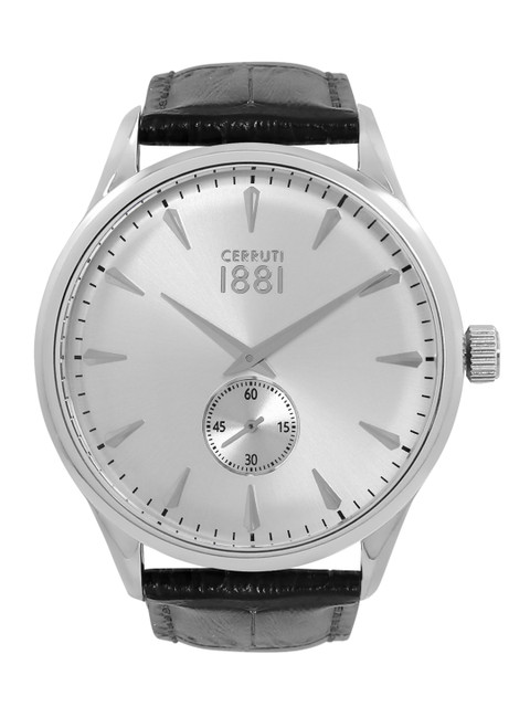 

Cerruti 1881 Men Silver-Toned Clusone Analogue Watch CRA24005