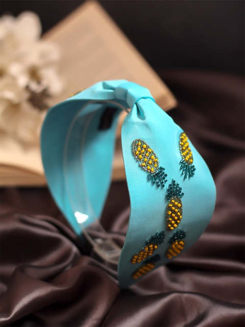 

Bellofox Women Blue Embellished Hairband