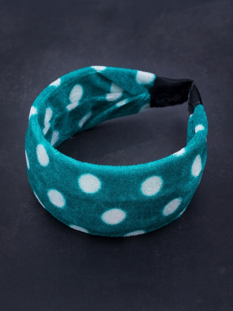 

Golden Peacock Turquoise Blue Hairband