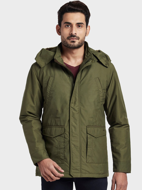 

ColorPlus Men Green Solid Tailored Jacket
