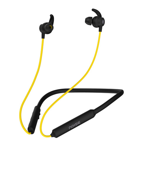 

NOISE Unisex Pop Black & Yellow Tune Active Bluetooth Wireless Neckband Earphones
