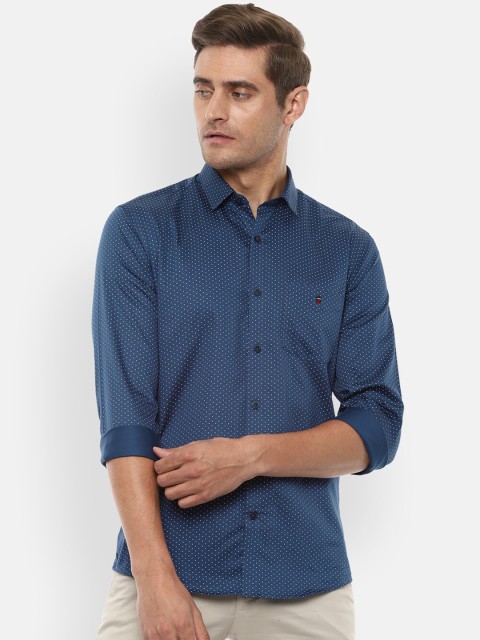 

Louis Philippe Sport Men Blue Slim Fit Printed Casual Shirt