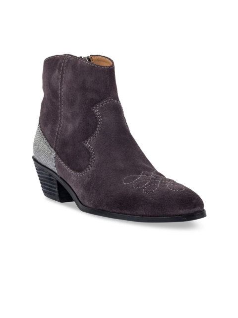 

Vanilla Moon Women Grey Flat Boots