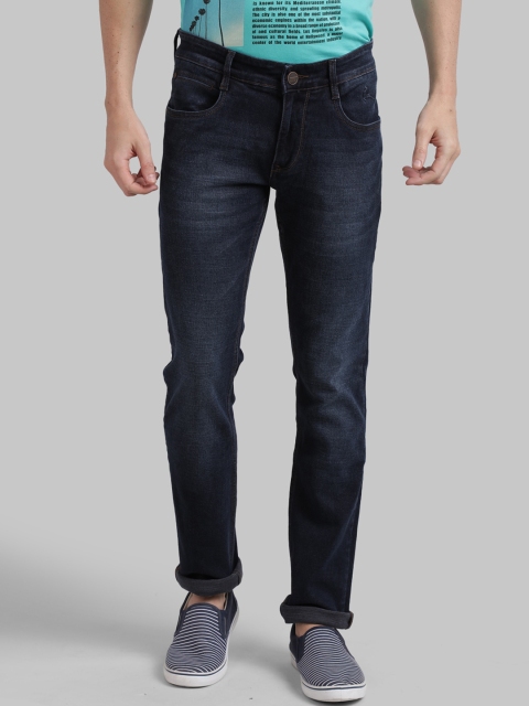

Parx Men Navy Blue Mid-Rise Clean Look Jeans