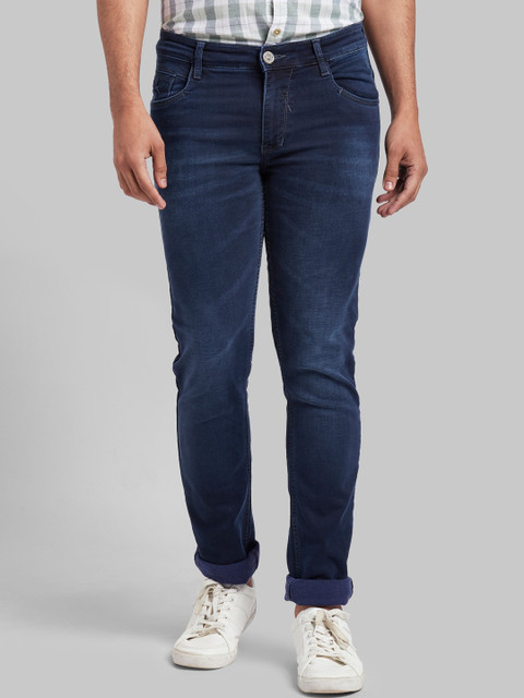 

Parx Men Blue Skinny Fit Mid-Rise Clean Look Jeans