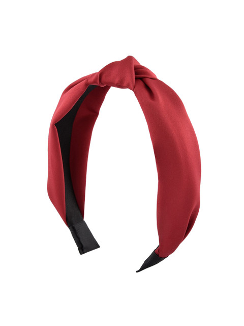 

ToniQ Women Red Satin Top Knot Hair Band
