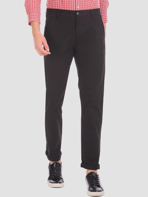 

Arrow Men Black Regular Fit Solid Chinos