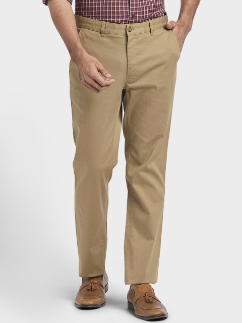 

ColorPlus Men Khaki Regular Fit Solid Chinos
