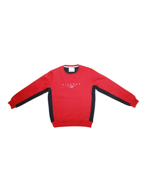 

Octave Boys Red Printed Sweatshirt