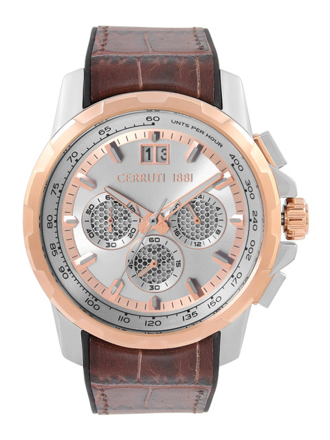 

Cerruti 1881 Men Silver-Toned Analogue Watch CRA26904