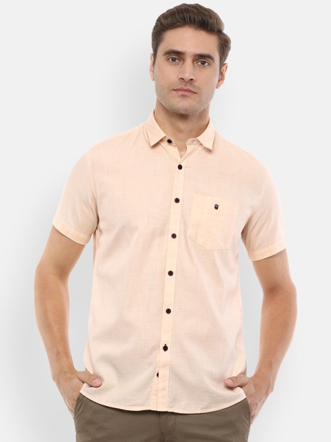

Louis Philippe Sport Men Beige Slim Fit Solid Casual Shirt