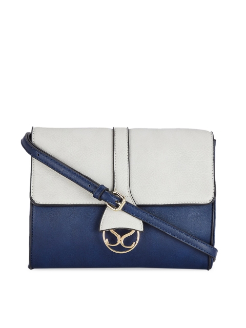 

Sugarush Blue & Grey Colourblocked Sling Bag