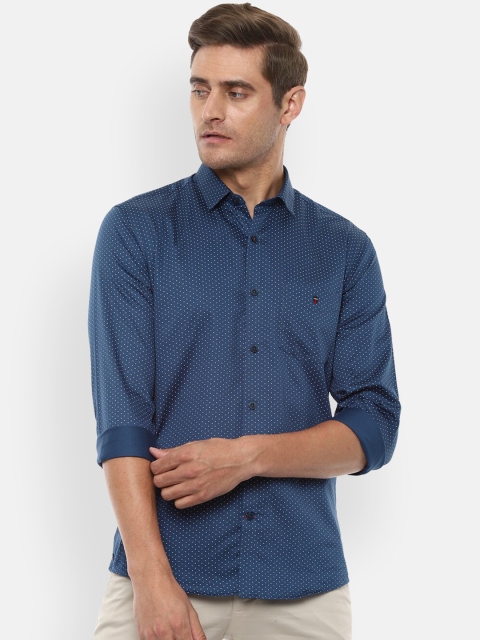 

Louis Philippe Sport Men Blue Slim Fit Printed Casual Shirt