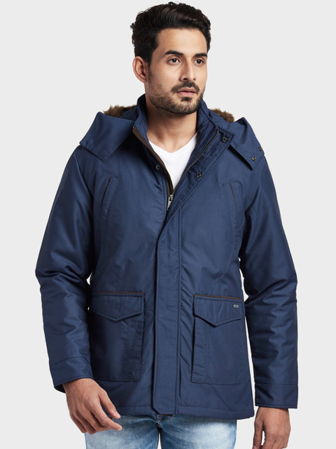 

ColorPlus Men Blue Solid Tailored Jacket