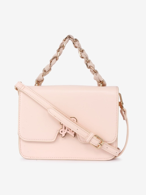 

LYN Pink Solid Sling Bag
