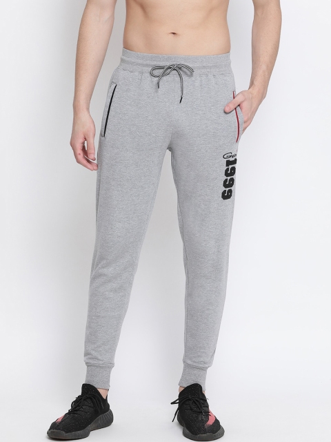 

Genx Men Grey Melange Solid Joggers