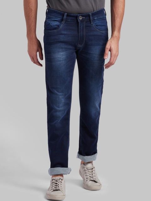 

Parx Men Blue Regular Fit Mid-Rise Clean Look Stretchable Jeans