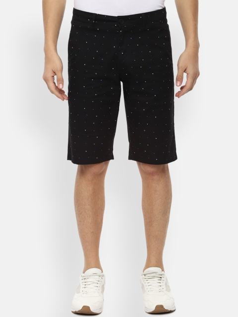 

Van Heusen Sport Men Black Printed Regular Shorts