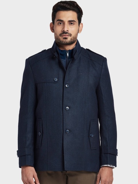 

ColorPlus Men Blue Solid Tailored Jacket