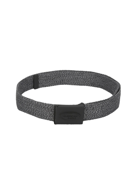 

AMERICAN EAGLE OUTFITTERS Men Black & Grey Woven Design Belt