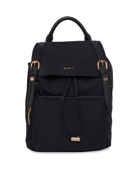 

ALDO Women Black Solid Backpack