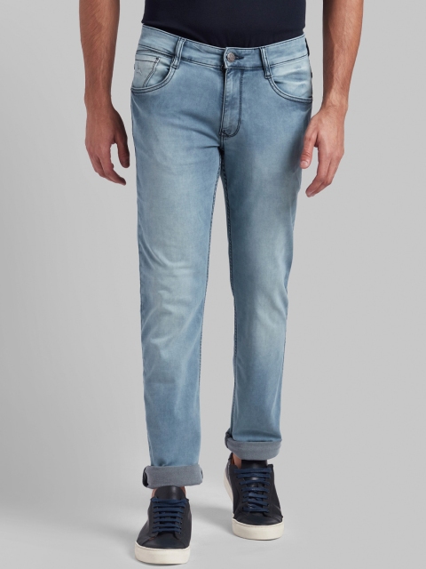 

Parx Men Blue Regular Fit Mid-Rise Clean Look Jeans