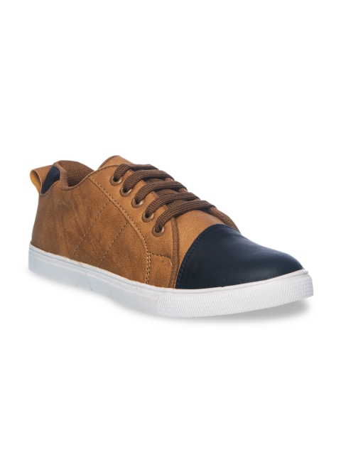 

Khadims Boys Tan Brown & Black Colourblocked Derbys