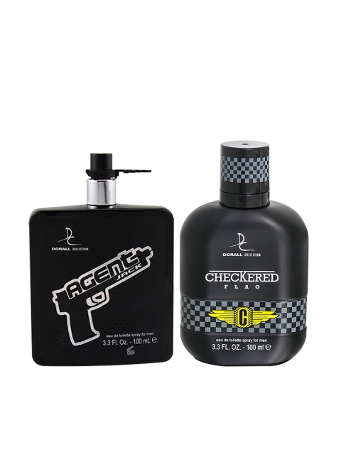 

Dorall Collection Pack of 2 Eau de Toilette Combo 200 ml, Black