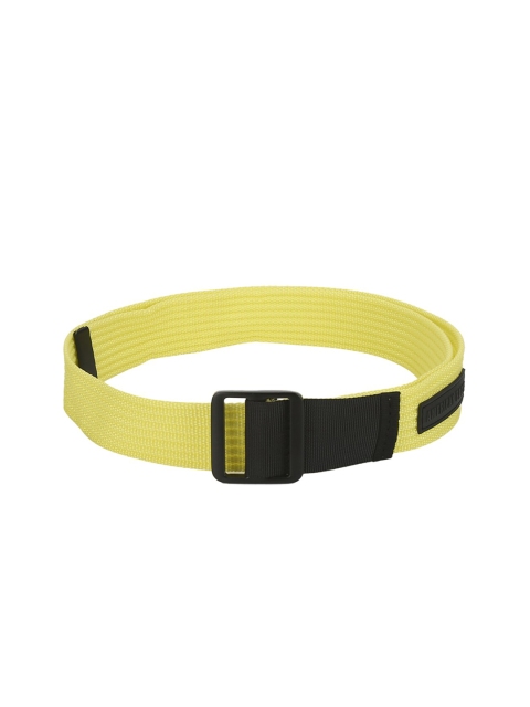 

AMERICAN EAGLE OUTFITTERS Men Yellow Woven Design Belt