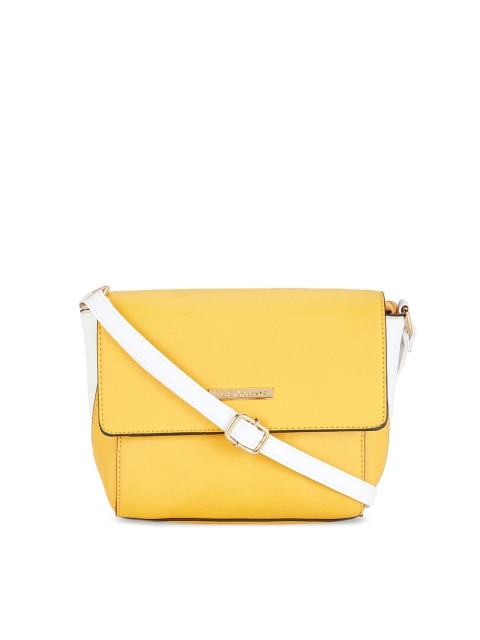 

Sugarush Yellow Solid Sling Bag