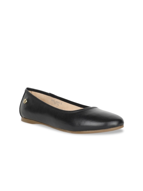 

Hush Puppies Women Black Solid Ballerinas