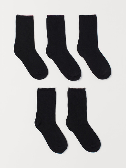 

H&M Women Black 5-pack Socks