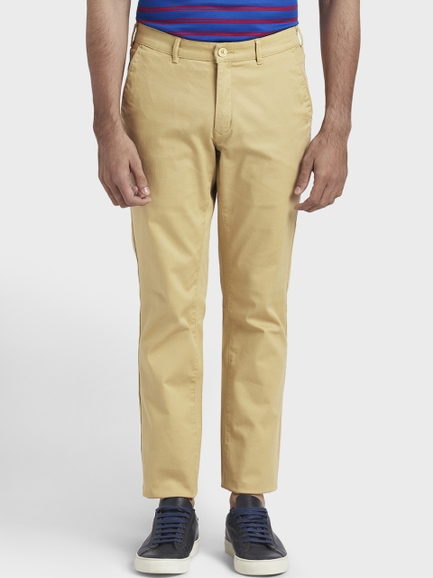 

ColorPlus Men Khaki Regular Fit Solid Chinos