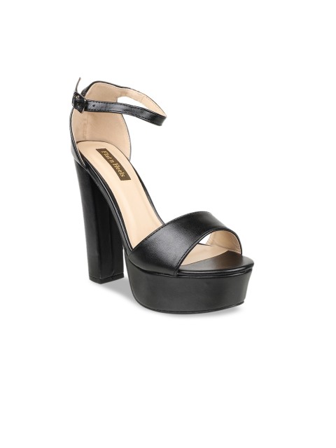 

Flat n Heels Women Black Solid Peep Toes