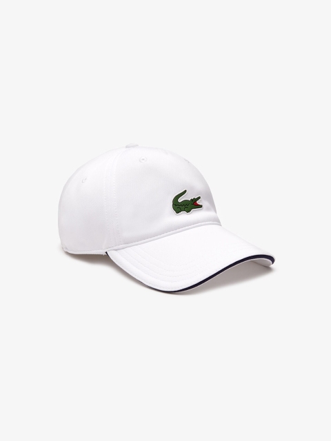 

Lacoste Women White Embroidered Baseball Cap