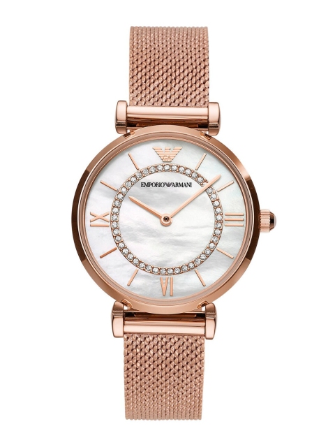 

Emporio Armani Women Rose Gold Analogue Watch AR11320