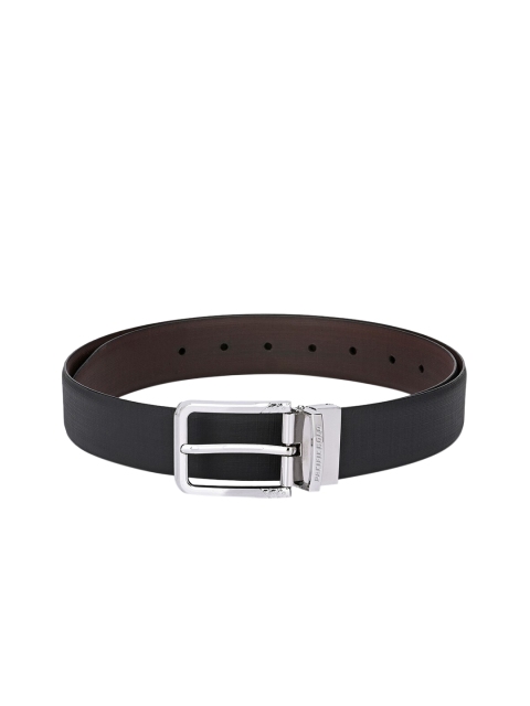 

Pacific Gold Men Black & Brown Solid Reversible Leather Belt