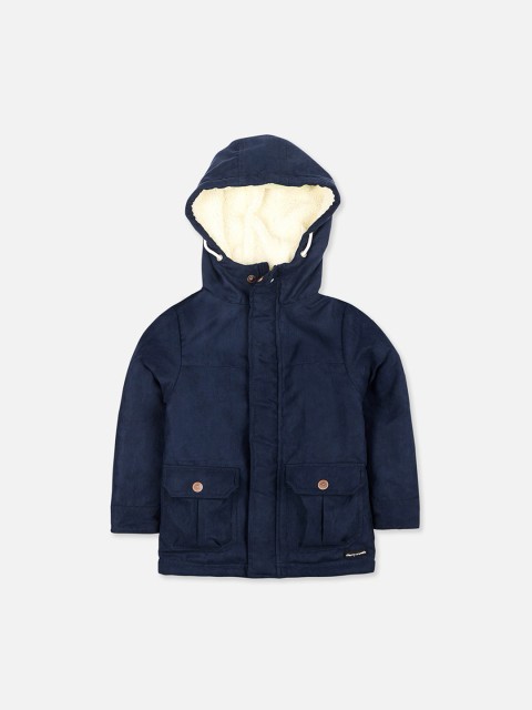 

Cherry Crumble Boys Blue Solid Tailored Jacket