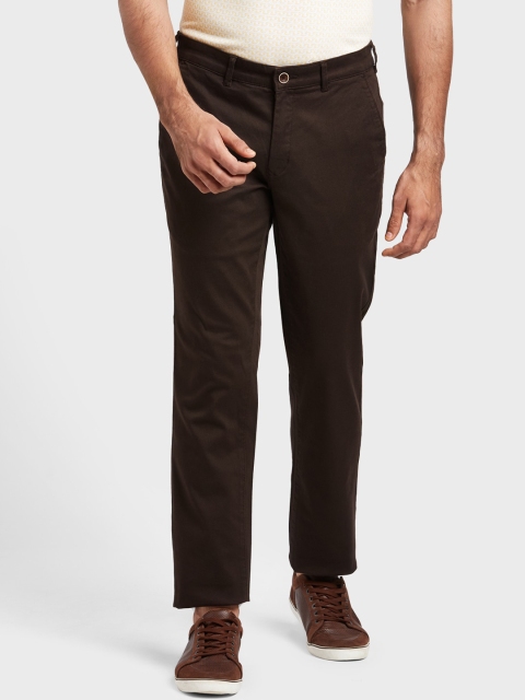 

ColorPlus Men Brown Regular Fit Solid Chinos