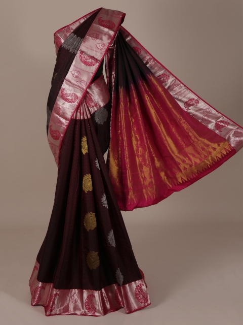 

Pothys Maroon Woven Design Pure Silk Saree