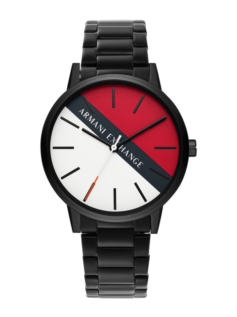 

Armani Exchange Men White & Red Cayde Analogue Watch AX2725