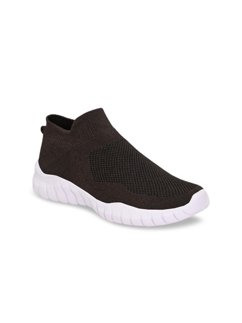 

MENGLER Men Brown Walking Slip On Shoes