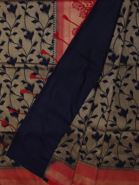 

Bangalore Silk Emporium Black Woven Design Silk Blend Saree