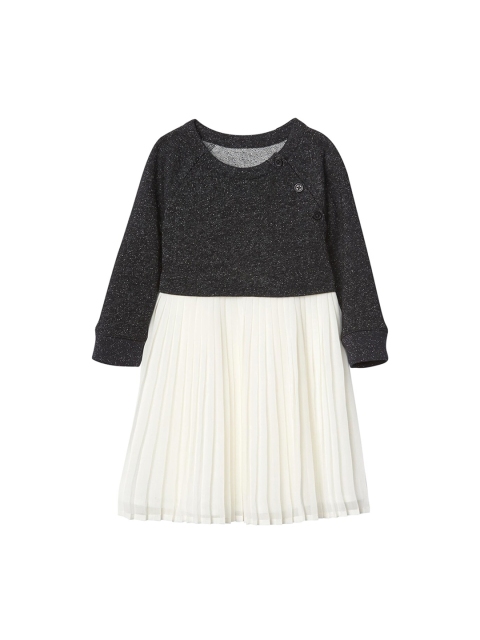 

GAP Girls White Colourblocked Fit and Flare Dress