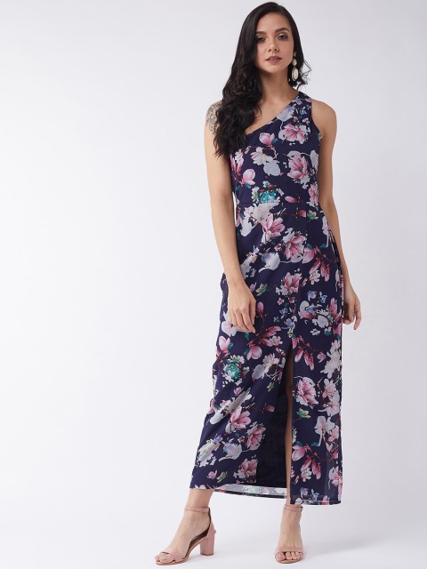 

MAGRE Women Blue Floral Printed Maxi Dress
