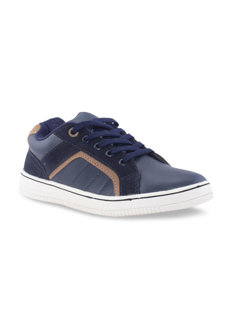 

Khadims Boys Navy Blue Colourblocked Sneakers
