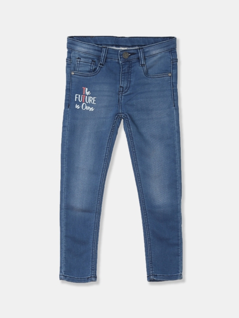 

Cherokee Girls Blue Regular Fit Mid-Rise Clean Look Jeans